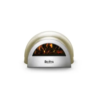 DeliVita Wood-Fired Pizza Oven - Olive Green