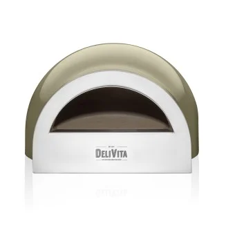 DeliVita Wood-Fired Pizza Oven - Olive Green