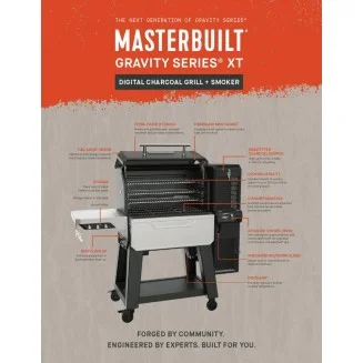 Masterbuilt - Gravity Series XT Digital Charcoal Grill & Smoker Bundle