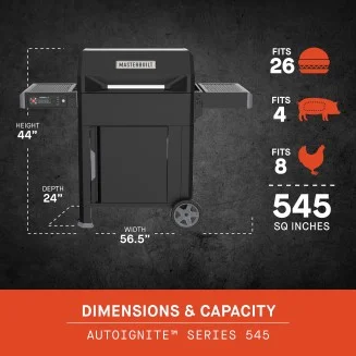 Masterbuilt AutoIgnite Series 545 with Pizza Pack