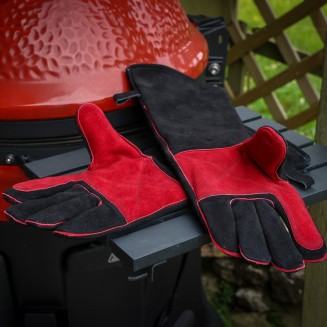 Kamado Joe - Leather Gloves | BBQ Gloves withstand heat up to 240°C