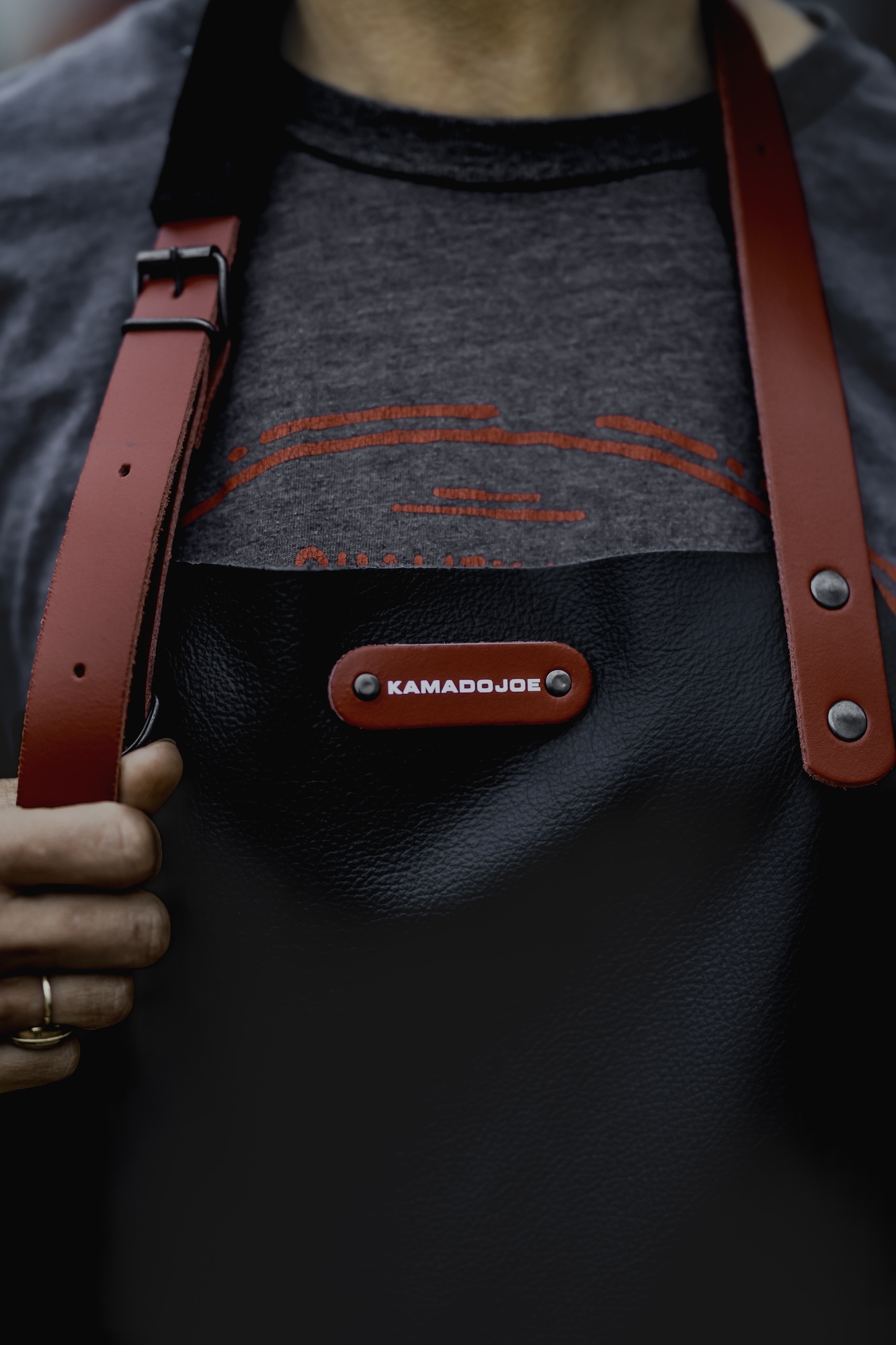 Kamado Joe Leather BBQ Apron